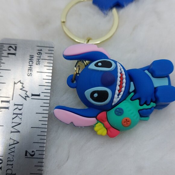 2/$25 Stitch and Scrump keychain wrist strap lanyard with 'Stitch' - Picture 5 of 6